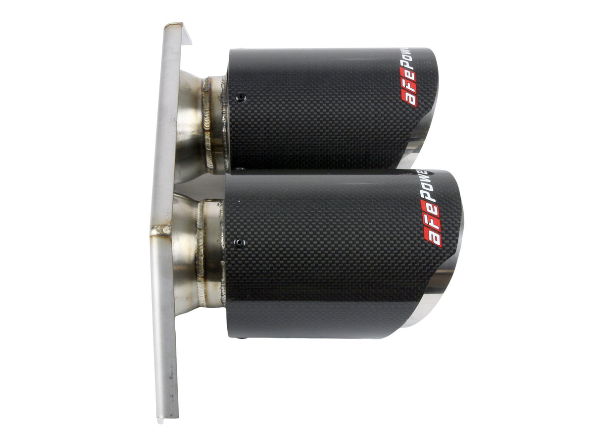 Mach Force-Xp 4 Inch Carbon Fiber OE Replacement Exhaust Tips Porsche 911 GT3 14-19 H6-3.8L/4.0L aFe Power aFe Power