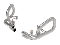 Mach Force-Xp 304 Stainless Steel Primary Muffler Delete Pipe Porsche 911 GT3 14-19 H6-3.8/4.0L aFe Power