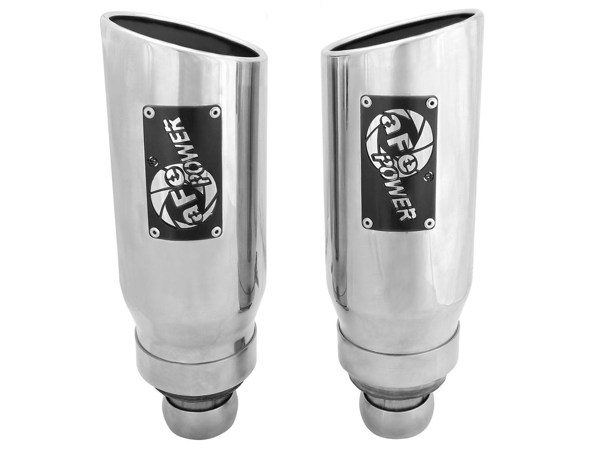 Mach Force-Xp 304 Stainless Steel OE Replacement Exhaust Tip Polished Dodge Ram 1500 09-19 V8-5.7L/3.0L (td) aFe Power aFe Power