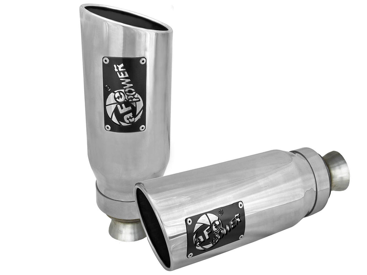 Mach Force-Xp 304 Stainless Steel OE Replacement Exhaust Tip Polished Dodge Ram 1500 (Dt) 19-24 V8-5.7L Hemi aFe Power aFe Power