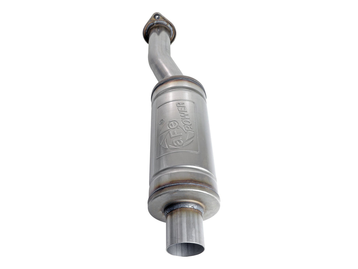 Vulcan Series 409 Stainless Steel Resonator Upgrade Pipe For 49-43074-B/-P, 49-43073-B/-P, 49-33123-B/-P, 49-43070-B/-P, 49-43068-B/-P and 49-33130-B/-P aFe Power aFe Power