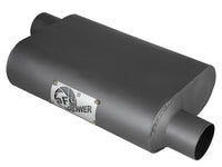 Scorpion Aluminized Steel Muffler 2-1/2 Inch ID Offset/Offset x 10 Inch W x 4 Inch H x 13 Inch L - Oval Body aFe Power aFe Power