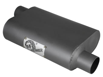 compare product Scorpion Aluminized Steel Muffler 2-1/2 Inch ID Offset/Offset x 10 Inch W x 4 Inch H x 13 Inch L - Oval Body aFe Power