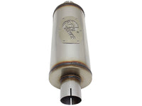 Mach Force-Xp 409 Stainless Steel Muffler 2-1/2 Inch ID Center/Center x 6 Inch Dia. x 14 Inch L - Round Body aFe Power aFe Power