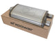 Mach Force-Xp 409 Stainless Steel Muffler 3 Inch ID Center/2-1/2 Inch ID Dual-Outlet x 11 Inch W x 6 Inch H x 22 Inch L - Oval Body aFe Power aFe Power