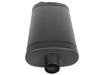 Mach Force-Xp 409 Stainless Steel Muffler w/ High-Temp Metallic Black finish 3 Inch ID Center/Offset x 11 Inch W x 5 Inch H x 22 Inch L - Oval Body - Black aFe Power aFe Power