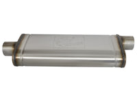 Mach Force-Xp 409 Stainless Steel Muffler 3 Inch ID Center/Offset x 9 Inch W x 4 Inch H x 22 Inch L - Oval Body aFe Power aFe Power