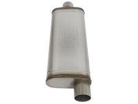 Mach Force-Xp 409 Stainless Steel Muffler 3 Inch ID Center/Offset x 9 Inch W x 4 Inch H x 22 Inch L - Oval Body aFe Power aFe Power