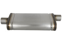 Mach Force-Xp 409 Stainless Steel Muffler 2-1/2 Inch ID Center/Offset x 9 Inch W x 4 Inch H x 18 Inch L - Oval Body aFe Power