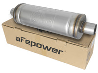 Mach Force-Xp 409 Stainless Steel Muffler 2-1/2 Inch ID Center/Center 18 Inch L x 6 Inch Dia - Round Body aFe Power aFe Power