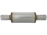 Atlas Aluminized Steel Muffler 3-1/2 Inch ID Center/Center x 7 Inch Dia. X 16 Inch L - Round Body aFe Power aFe Power