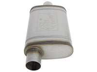 Mach Force-Xp 409 Stainless Steel Muffler 2-1/2 Inch ID Offset/Center x 9 Inch W x 4 Inch H x 14 Inch L - Oval Body aFe Power aFe Power