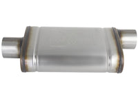 Mach Force-Xp 409 Stainless Steel Muffler 3 Inch ID Center/Offset x 4 Inch H x 9 Inch W x 14 Inch L - Oval Body aFe Power aFe Power