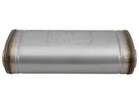 Mach Force-Xp 409 Stainless Steel Muffler 2-1/2 Inch ID Offset/Dual x 18 Inch L x 8 Inch W x 5 Inch H - Oval Body aFe Power aFe Power