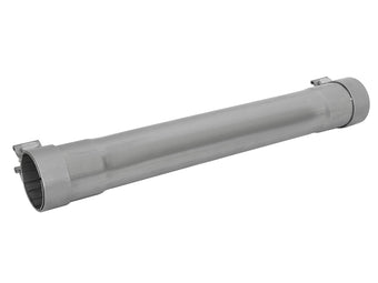compare product Mach Force-Xp 2-1/2 Inch 409 Stainless Steel Muffler Delete Pipe 2-1/2 Inch ID Inlet/Outlet x 14 Inch Body x 20 Inch Overall Length aFe Power