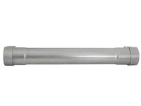 Mach Force-Xp 2-1/2 Inch 409 Stainless Steel Muffler Delete Pipe 2-1/2 Inch ID Inlet/Outlet x 14 Inch Body x 20 Inch Overall Length aFe Power aFe Power