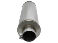 Saturn 4S 409 Stainless Steel Muffler 4 Inch ID Center/Center x 8 Inch Dia. x 30 Inch Oal - Round Body aFe Power aFe Power