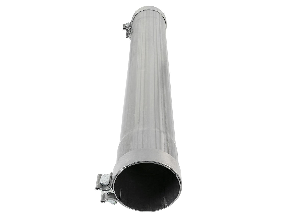 Saturn 4S Stainless Steel Muffler Delete Pipe 4 Inch ID Inlet/Outlet x 24 Inch Body x 30 Inch Overall Length aFe Power aFe Power