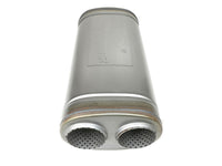 Mach Force-Xp 409 Stainless Steel Muffler 3 Inch Dual Inlet/Dual Outlet 5 Inch H x 8 Inch W x 18 Inch L aFe Power aFe Power