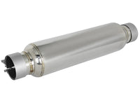 Mach Force-Xp 304 Stainless Steel Resonator 2-1/2 Inch Inlet/Outlet x 4 Inch Dia. x 15 Inch Body x 19 Inch Overall Length aFe Power aFe Power