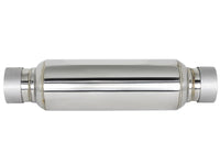 Mach Force-Xp 304 Stainless Steel Resonator 2-1/2 Inch Inlet/Outlet x 4 Inch Dia. x 12 Inch Body x 15 Inch Overall Length aFe Power aFe Power
