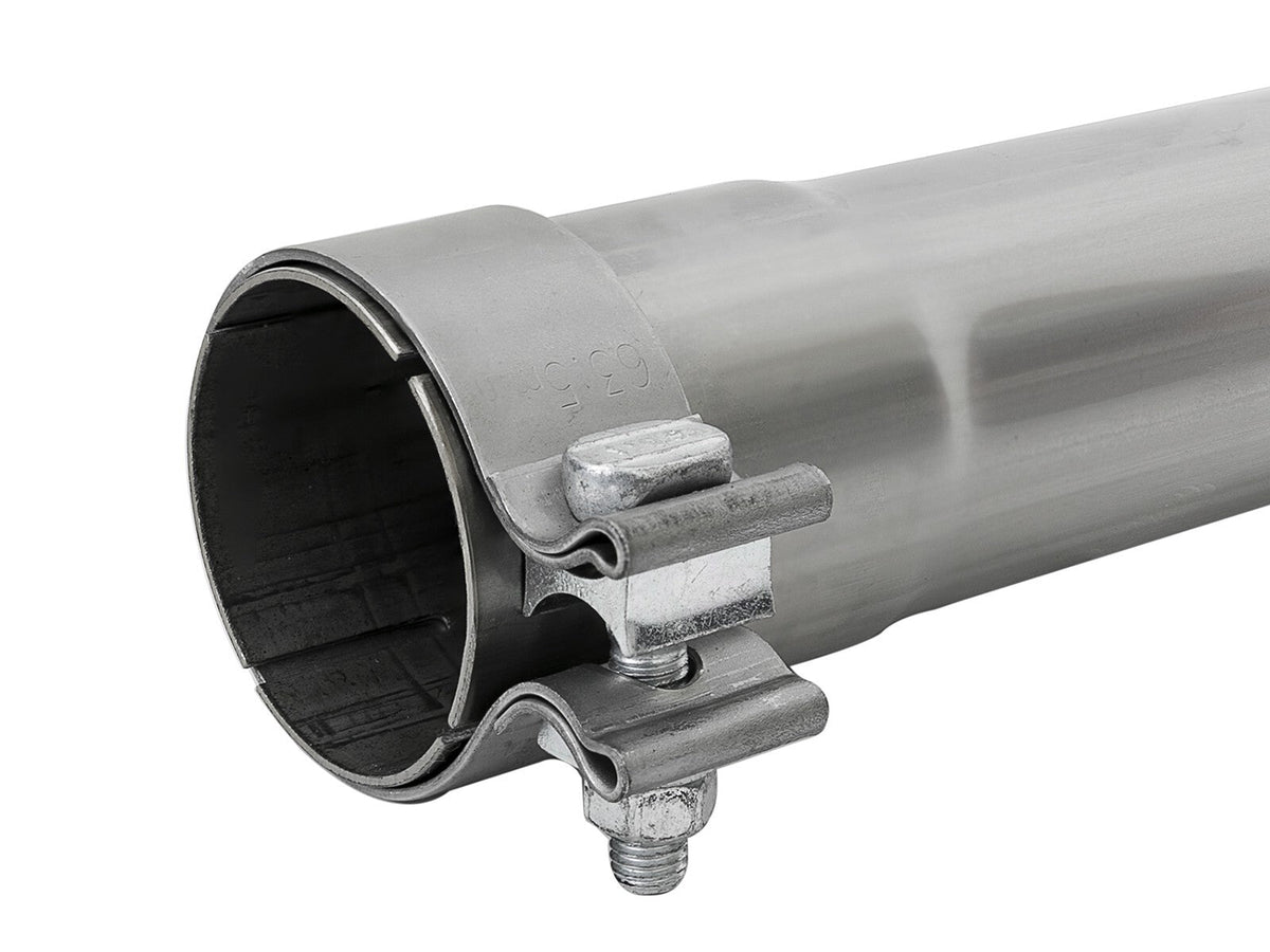 Mach Force-Xp 304 Stainless Steel Resonator Delete Pipe 3 Inch Inlet/Outlet x 3 Inch Dia. x 16 Inch Overall Length w/ Clamps aFe Power aFe Power
