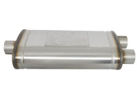 Mach Force-Xp 304 Stainless Steel Muffler 3 Inch Inlet (Center) / 3 Inch Outlet (Dual) x 22 Inch L x 11 Inch W x 6 Inch H aFe Power aFe Power