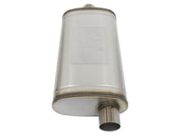 Mach Force-Xp 304 Stainless Steel Muffler 3 Inch Inlet (Center) / 3 Inch Outlet (Off-Center) x 22 Inch L x 11 Inch W x 5 Inch H aFe Power aFe Power