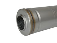 Mach Force-Xp 304 Stainless Steel Muffler 2-1/2 Inch ID Center/Center x 5 Inch Dia. x 18 Inch L - Round Body aFe Power aFe Power
