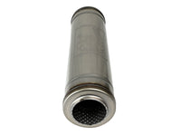Mach Force-Xp 304 Stainless Steel Muffler 3 Inch ID Center/Center x 5 Inch Dia. x 18 Inch L - Round Body aFe Power aFe Power