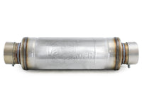 Mach Force-Xp 304 Stainless Steel Muffler 3 Inch ID Center/Center x 5 Inch Dia. x 19 Inch Overall Length - Round Body aFe Power aFe Power