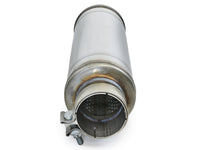 Mach Force-Xp 304 Stainless Steel Muffler 3 Inch ID Center/Center x 5 Inch Dia. x 19 Inch Overall Length - Round Body aFe Power aFe Power