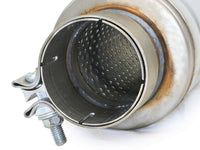 Mach Force-Xp 304 Stainless Steel Muffler 3 Inch ID Center/Center x 5 Inch Dia. x 19 Inch Overall Length - Round Body aFe Power aFe Power