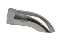 Mach Force-Xp 304 Stainless Steel Clamp-on Exhaust Tip Polished 2-1/2 Inch Inlet x 2-1/2 Inch Outlet X 9 Inch L aFe Power aFe Power