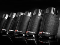 Mach Force-Xp 304 Stainless Steel Clamp-on Exhaust Tip Carbon Fiber 2-1/2 Inch Inlet x 3-1/2 Inch Outlet X 7 Inch L aFe Power aFe Power