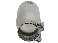Mach Force-Xp 304 Stainless Steel Clamp-on Exhaust Tip Polished 2-1/2 Inch Inlet x 3-1/2 Inch Outlet X 7 Inch L aFe Power aFe Power