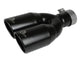 Mach Force-Xp 409 Stainless Steel Clamp-on Exhaust Tip Black 2-1/2 Inch Inlet x 3-1/2 Inch Outlet X 12 Inch L aFe Power aFe Power