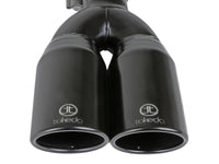 Takeda 304 Stainless Steel Clamp-on Exhaust Tip Black 2-1/2 Inch Inlet x 3-1/2 Inch Outlet X 12 Inch L aFe Power aFe Power