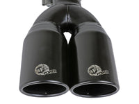 Mach Force-Xp 409 Stainless Steel Clamp-on Exhaust Tip Black 2-1/2 Inch Inlet x 3-1/2 Inch Outlet X 12 Inch L aFe Power aFe Power