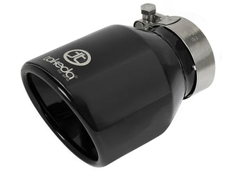compare product Takeda 304 Stainless Steel Clamp-on Exhaust Tip Black 2-1/2 Inch Inlet x 4 Inch Outlet x 6 Inch L aFe Power