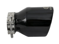 Takeda 304 Stainless Steel Clamp-on Exhaust Tip Black 2-1/2 Inch Inlet x 4 Inch Outlet x 6 Inch L aFe Power aFe Power