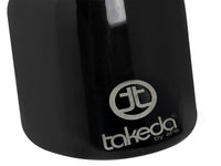 Takeda 304 Stainless Steel Clamp-on Exhaust Tip Black 2-1/2 Inch Inlet x 4 Inch Outlet x 6 Inch L aFe Power aFe Power