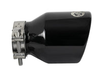Mach Force-Xp 409 Stainless Steel Clamp-on Exhaust Tip Black 2-1/2 Inch Inlet x 4 Inch Outlet x 6 Inch L aFe Power aFe Power