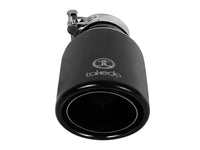 Takeda 409 Stainless Steel Clamp-on Exhaust Tip Black 2-1/2 Inch Inlet x 4 Inch Outlet x 8 Inch L aFe Power aFe Power