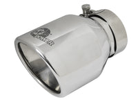 Mach Force-Xp 304 Stainless Steel Clamp-on Exhaust Tip Polished 2-1/2 Inch Inlet x 4 Inch Outlet x 6 Inch L aFe Power aFe Power