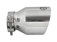 Mach Force-Xp 304 Stainless Steel Clamp-on Exhaust Tip Polished 2-1/2 Inch Inlet x 4 Inch Outlet x 6 Inch L aFe Power aFe Power