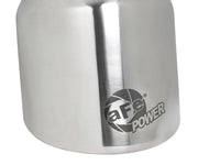 Mach Force-Xp 304 Stainless Steel Clamp-on Exhaust Tip Polished 2-1/2 Inch Inlet x 4 Inch Outlet x 6 Inch L aFe Power aFe Power