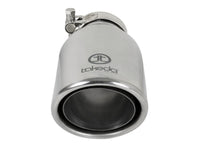 Takeda 304 Stainless Steel Clamp-on Exhaust Tip Polished 2-1/2 Inch Inlet x 4 Inch Outlet x 8 Inch L aFe Power aFe Power