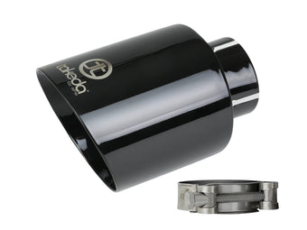 compare product Takeda 409 Stainless Steel Clamp-on Exhaust Tip Black 2-1/2 Inch Inlet x 4-1/2 Inch Outlet x 7 Inch L aFe Power
