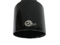Mach Force-Xp 409 Stainless Steel Clamp-on Exhaust Tip Black 2-1/2 Inch Inlet x 4-1/2 Inch Outlet x 7 Inch L aFe Power aFe Power